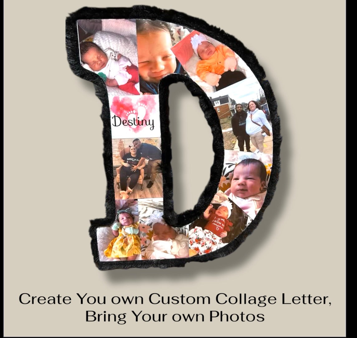 Personalized Photo Collage Letters