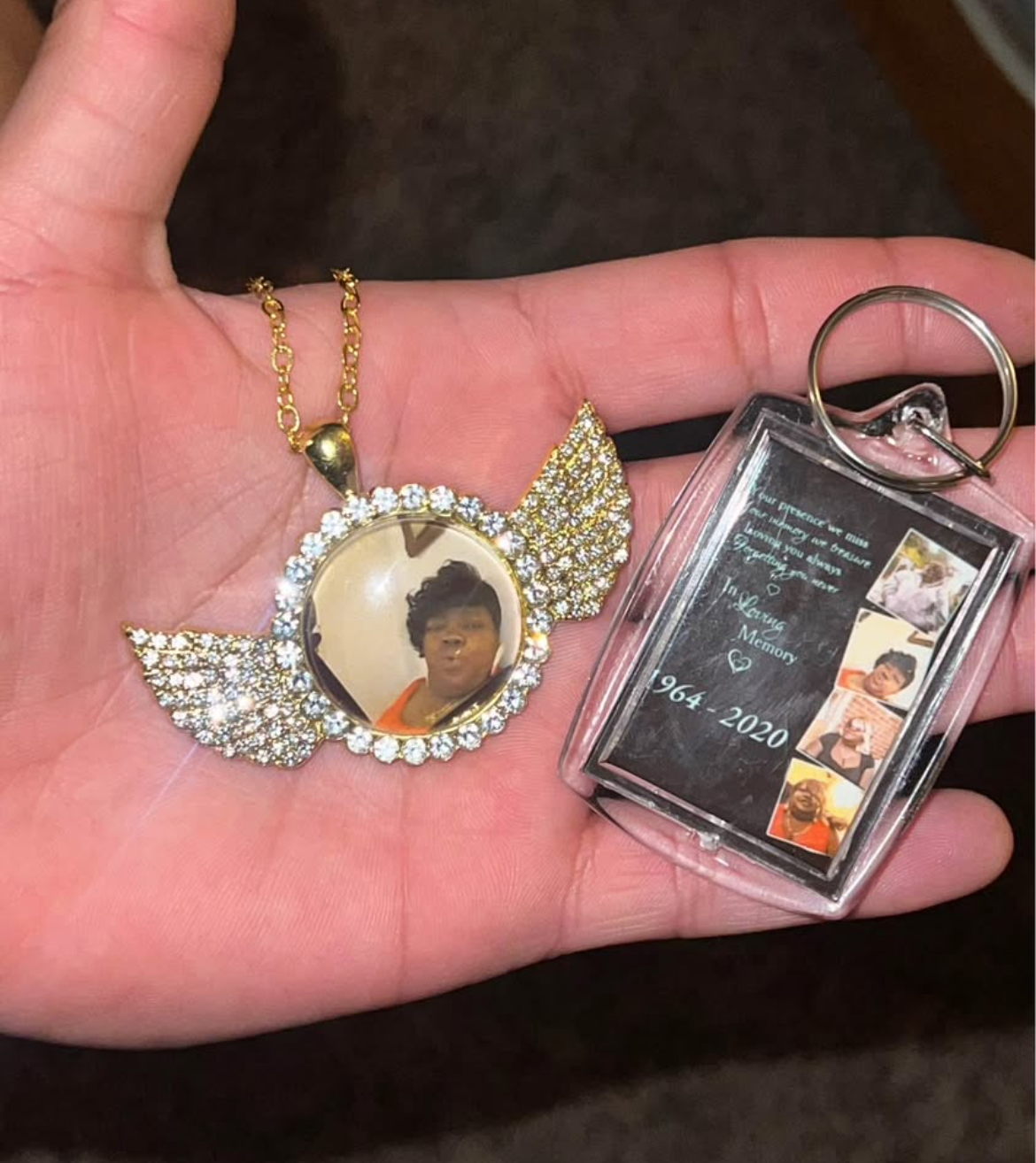 Custom Memorial Jewelry Necklaces and Keychains