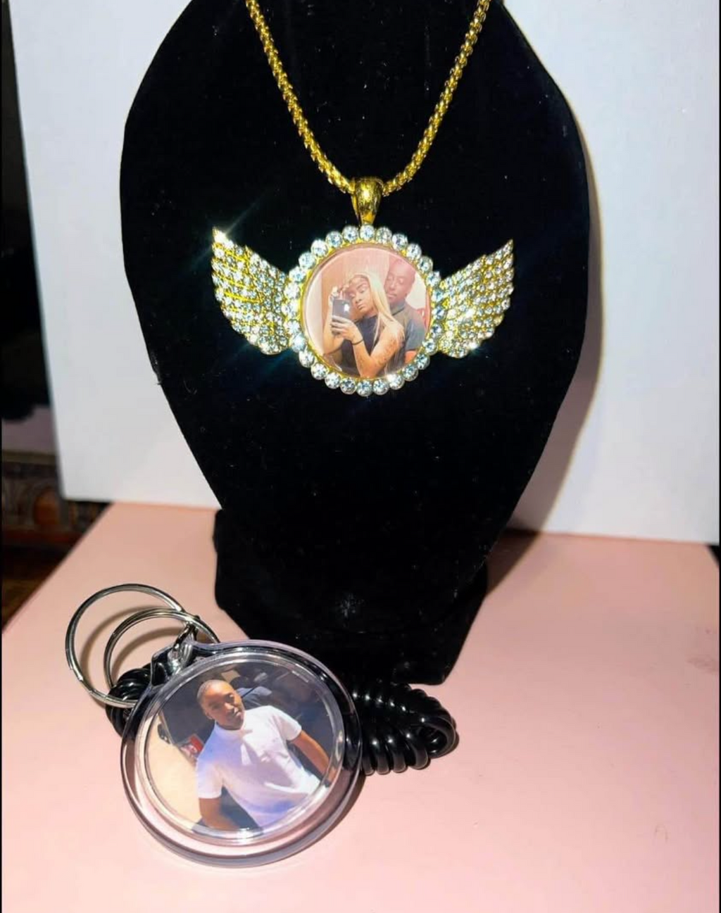 Custom Memorial Jewelry Necklaces and Keychains