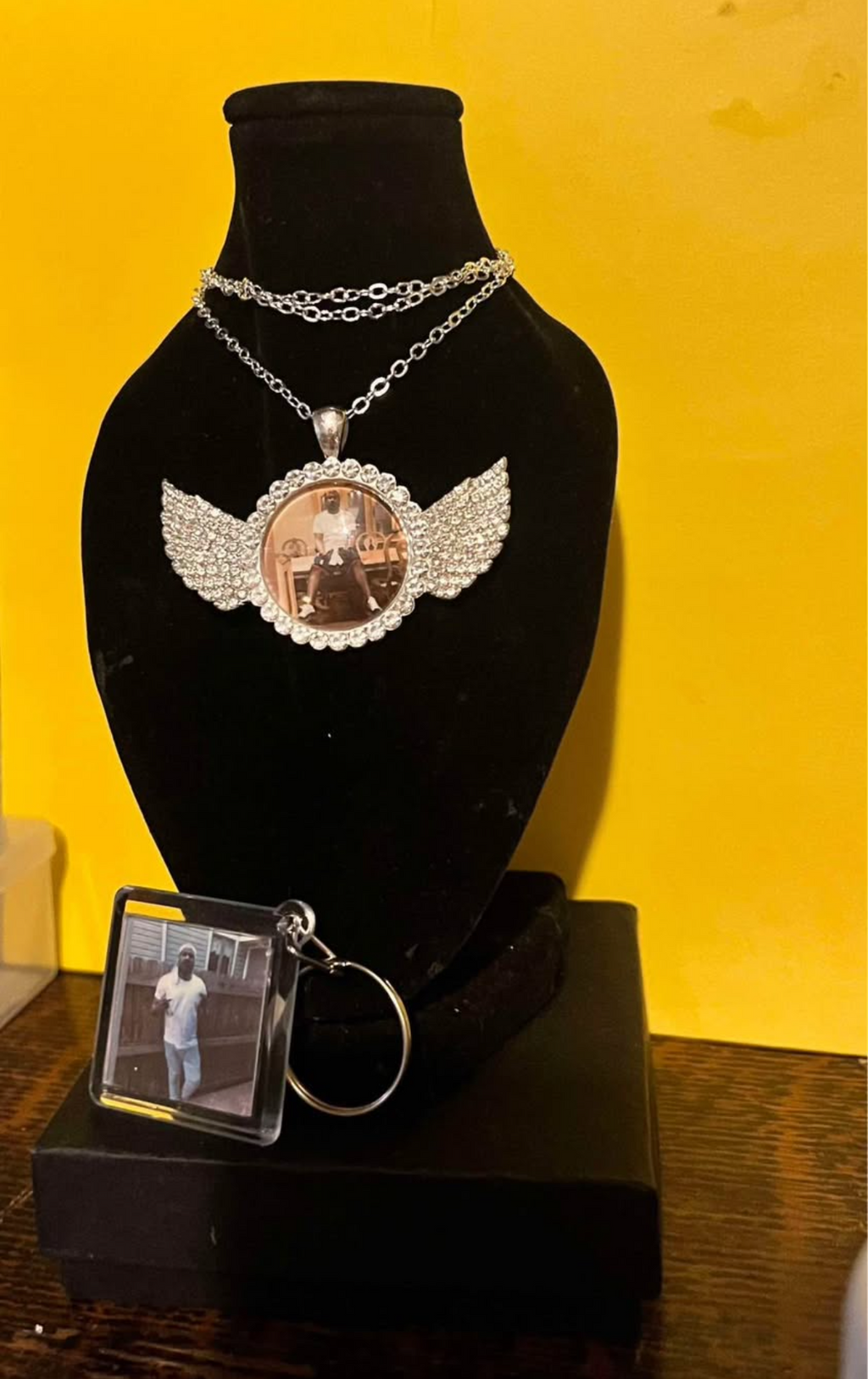 Custom Memorial Jewelry Necklaces and Keychains