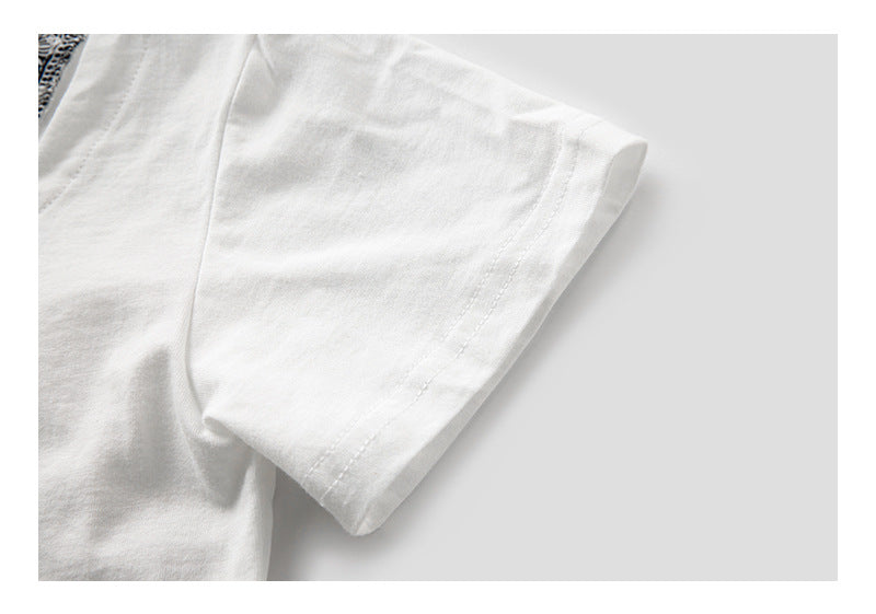 Girl Solid Color Backless Design Tops Combo Floral Pants Sets