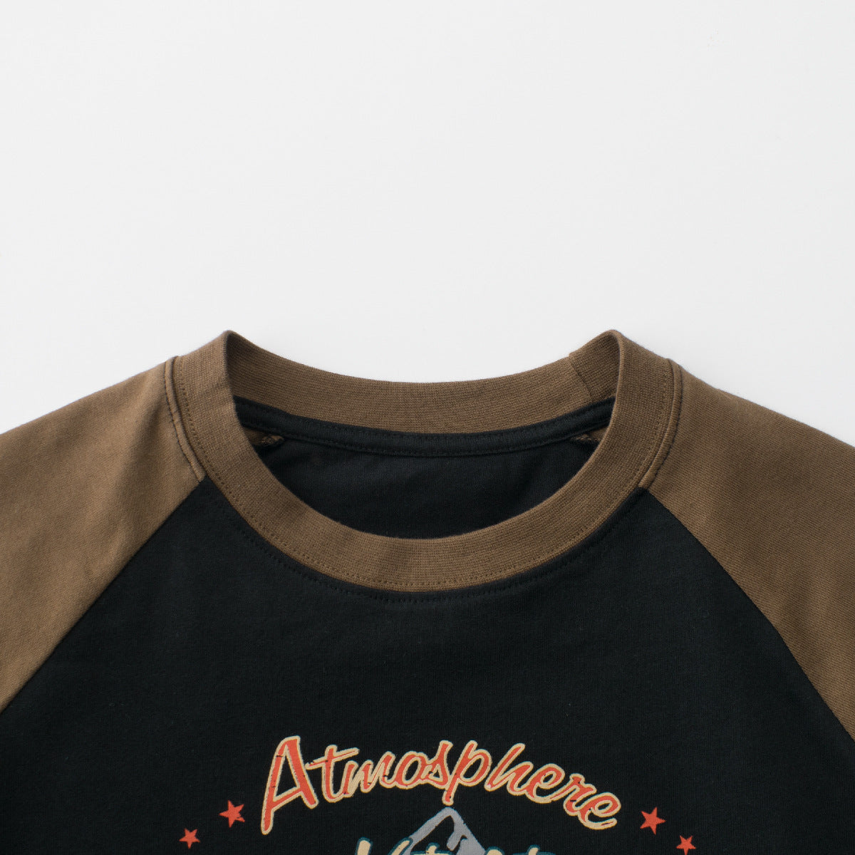 Boys’ Letters Pattern T-shirt in European and American Style